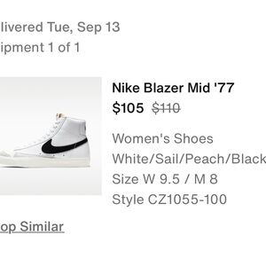 Nike Blazer Mid ‘77 size 9.5 women’s